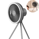 Ventilateur de camping en plein air tente portable chargement usb suspendu ventilateur extérieur de trépied de camping vertical
