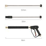 Pistolet de nettoyage 4000 PSI 5 buses Nettoyeur de pistolet à eau Pistolet d'arrosage Pistolet de nettoyage de jardin sans fil