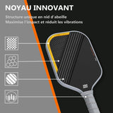 Raquettes de pickleball 1 pcs pagaies pickleball en fibre de carbone professionnelle pour sport intérieur extérieur cadre de tennis