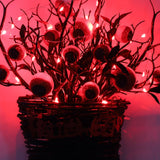 Suspension de porte Halloween  38*32*13cm  Décoration araignée Couronne suspendue effrayante Convient à la décoration d'Halloween