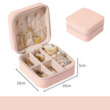 Boîte à bijoux portable pour colliers et bagues Organisateur de bijoux Meilleur cadeau pour les filles et les femmes