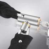 Chaîne antivol pour bicyclette 125CMChaîne cadenas antivol pour bicycletteCadenas pour motoSkateboard électrique Universel