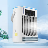 Ventilateur de bureau  3 vitesses réglables  Atomisation par ultrasons  Réservoir d'eau de grande capacité de 500 ml  Refroidisseur