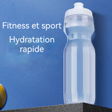 Bouteille d'eau de vélo 750 ml grande capacité matériau sûr conception portable anti-fuite adaptée à une utilisation sportive