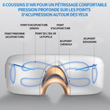 Masseur oculaire premium avec chaleur et vibration améliore la qualité du sommeil soulage la fatigue visuelle et les yeux secs