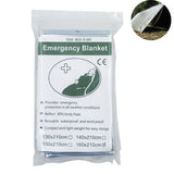 Couverture thermique 210*160CM couverture thermique extérieure portable couverture d'urgence argentée double face