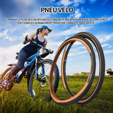 Pneu velo 700x25c pneu vélo route pneus pour vélo de route race adulte velo électrique tournée bicyclette pour mobylette cyclo