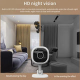 Caméra de surveillance HD   720P  Connexion WiFi   Surveillance de la maison  Vision nocturne infrarouge  Support de la carte TF