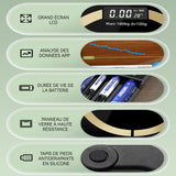 Balance avec 34 éléments de surveillance santé avec affichage LCD prise en charge l'utilisation de l'application intelligent balance