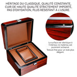 Boîte à montre Boîte à bijoux en bois haut de gamme boîte àbijoux en cuir pu boîte de rangement boîte d'affichage boîte de montre