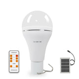 Ampoule solaire LED  9W   Avec panneau solaire   Télécommande   Réglage de la fonction à cinq vitesses Deux modes de charge