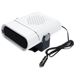 Chauffage de voiture 14x12x8cm air froid et chaud rotatif à 360 degrés dégivrage et désembuage chauffage réchauffeur de voiture