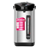 Bouilloire électrique en acier inoxydable bouilloire grande capacité 19x23x40,5cm 800w 6.8l 220v facile à nettoyer bouilloire
