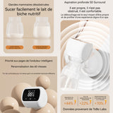 Tire-lait electrique avec fonction de collecte de lait avec écran d'affichage numérique tire lait portable rechargeable masseur