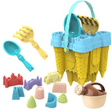 Jouet de plage 14PCS avec des outils de château et de pelle jeux de plage jouet de plage enfant jouets de plage jouets de sable