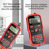 Multimètre numérique Haute précision Protection intelligente contre les surcharges NCV sans contact Mesure automatique Ménage