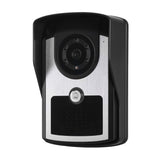 Sonnette de porte 7 pouces interphone visuel IP55 grade HD étanche avec vision nocturne fonction infrarouge portier visuel