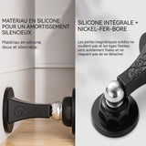 Butée de porte 4 pièces loquet de porte magnétique puissant en silicone barrière de porte silencieuse convient aux murs et aux sols