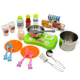 Tablier d'enfant sur la cuisine de cuisson des filles ensemble de jouets Outils de cuisine de légumes chef de jeu puzzle