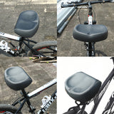 siège de vélo 680g arc en acier élargir No Nose Slow Rebound PU Leather Shock Absorption selle de vélo ultra confortable