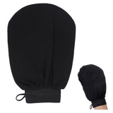 Gant exfoliant 20x9,5cm gant gommage corps gant gommage peaux résistantes et mixtes gant crin gant nettoyage en profondeur noir