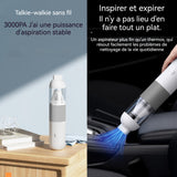 Souffleur air 3KPA 120W 2500mah aspirateur domestique portable rechargeable à grande aspiration petit collecteur de poussière