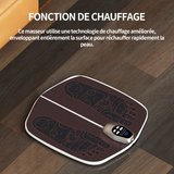 Masseur de pieds EMS stimulateur circulatoire masseurs électriques pour les pieds lutte contre les varices et les douleurs marron