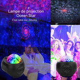 Projecteur ciel etoile planetarium avec télécommande et haut-parleur de mus galaxy projector lampe skylight projecteur veilleuse