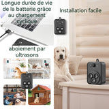 Anti aboiement chien ultrason 15-30khz chargement type-c intelligent portable dispositif anti-aboiement anti aboiement chiens