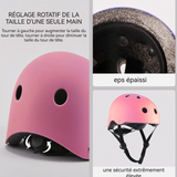 asque de vélo 50-54cm casque d'équitation equipement pilote réglable léger casque léger homme et femme casque moto scooter rose