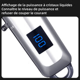 Tondeuses à cheveux pour hommes USB Tondeuses à cheveux professionnelles pour hommes Argent Coupe de cheveux à domicile Tondeuse