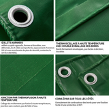 Bâche imperméable bâche PVC enduit de plastique tissu 5x8m auvent tissu pluie et protection solaire épaissie bâche imperméable