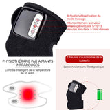 Genouillère chauffante 45-65 degrés celsius plage de température masseur de genou chauffant multifonctionnel Réglage à 3 vitesses