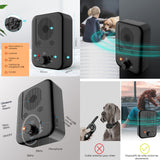 Anti aboiement chien 30khz répulsif ultrasonique imperméable pour chiens avec 3 modes échographiques peut accroché à l'extérieur