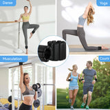 Poids de poignet 2PCS 0,45kg noir pour yoga/course à pied/pilates antidérapant bracelet lesté poids de poignet poids de cheville