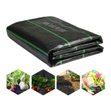 Maille de désherbage 2mx50 Noir Polypropylène Jardinage Maille de désherbage Jardin Couverture de désherbage Tissu de désherbage