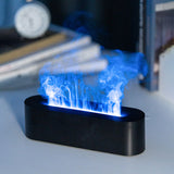 Appareil d'aromathérapie de bureau à flamme de simulation à sept couleurs, pour la maison, l'hôtel et l'humidificateur d'air usb