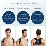 einture de correction du dos la posture assise anti-bossu fixation réglable vertébrale convient aux personnes de 60 à 80 kg