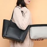 Style nouvelle dames belle-mère deux pièces sac fourre-tout de style européen et américain sac à bandoulière de mode exquis