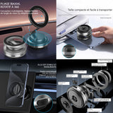 Rotatable Car Magnetic Phone Holder 360 Rotatable Magnetic Suction Phone Mount Support Telephone Voiture Suction Phone Holder
