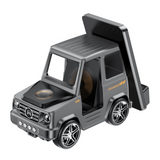 Chargeur induction 6 en 1 type-c station de charge chargement rapide sans fil avec fonction horloge et alarme forme de voiture
