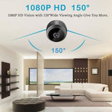 Mini camera 1080p wifi 15m distance effective vision nocturne caméra cachée 32Go carte mémoire gratuite détecteur mouvement nuit