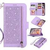 Étui en cuir pour téléphone  Convient pour S10E  avec lanière courte  9 emplacements pour cartes  Résistant aux chocs et aux chutes