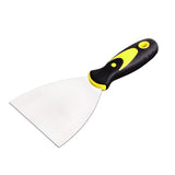 Grattoir 3 pièces avec 3 tailles différentes de raclettes poignée plastique pour taloche enduit couteau et finition d'enduits béton