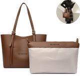 Style de sac fourre-tout de style européen et américain nouveau sac à bandoulière de mode exquis dames ensemble de deux pièces