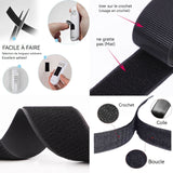 Scratch autocollant double face 2,5cm de largeur et 1m de longueur ruban adhésif double face pour bricolage et couture artisanat