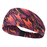 Bandeau de sport camouflage rouge anti-transpiration réglable bandeaux de sport pour hommes et femmes bandeaux de transpiration