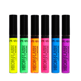 Mascara coloré 6 couleurs pour halloween mascara waterproof longue tenue mascara imperméable durable fluorescenced maquillage yeux