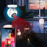 Caméra surveillance 1080P wifi 950mAh détection mouvement vision nocturne grand angle de 170 degrés mini caméra de surveillance