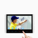 Sonnette de porte 7 pouces HD vidéo sonnette visuelle sans fil carte à glisser déverrouiller interphone sonnette de porte